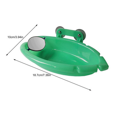 Tavă de baie pentru păsări, sigură, inofensivă, hrănitoare pentru cadă pentru păsări, bol pentru baie pentru păsări, piscină pentru animale de companie, cadă sănătoasă pentru păsări, pentru canari, păsări mici, peruș