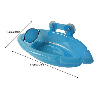 Tavă de baie pentru păsări, sigură, inofensivă, hrănitoare pentru cadă pentru păsări, bol pentru baie pentru păsări, piscină pentru animale de companie, cadă sănătoasă pentru păsări, pentru canari, păsări mici, peruș