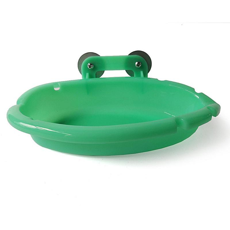 Поднос за баня за птици Безопасна безвредна вана за птици Хранилка Купа за вана за птици Басейн за вана за домашни любимци Басейн за здрава вана за птици за канарчета Малки птици Папагал