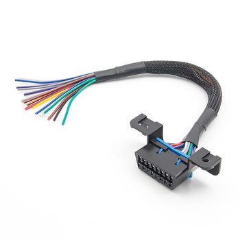 10/30cm DIY 16pin J1962 OBD2 удължителен кабел мъжка линия към женска автомобилна ODB2 инструмент за диагностика на автомобили OBD 2 конектор