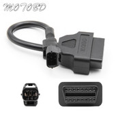 Noul cablu OBD2 16 pini la 3 pini pentru KYMCO 3 pini conector OBD pentru motociclete Adaptor de conversie OBD2 16 pini pentru cablu de diagnosticare pentru motociclete