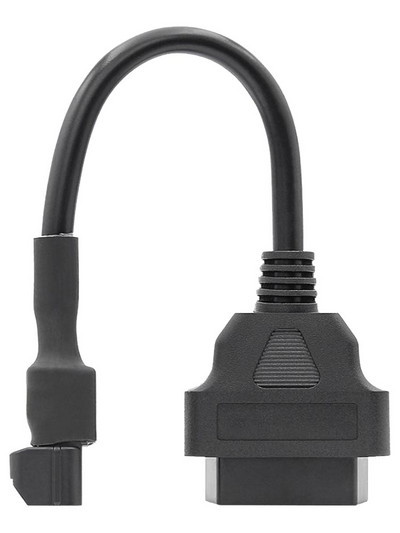 Noul cablu OBD2 16 pini la 3 pini pentru KYMCO 3 pini conector OBD pentru motociclete Adaptor de conversie OBD2 16 pini pentru cablu de diagnosticare pentru motociclete
