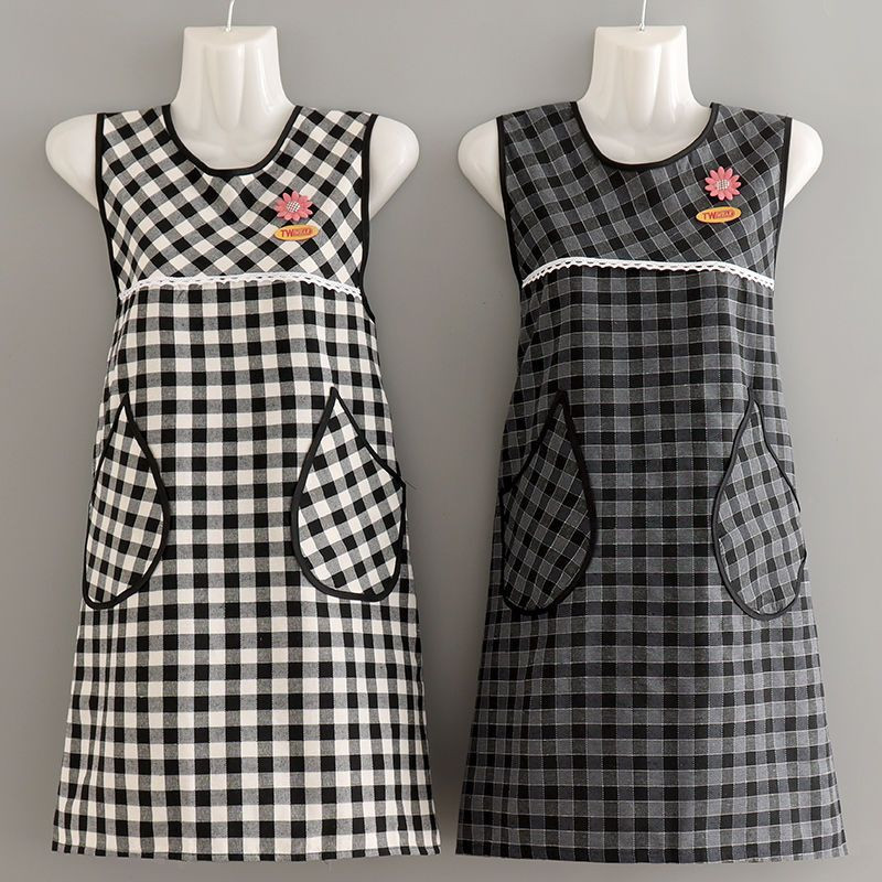 Кухненска престилка за готвене в моден нов стил Сладка дишаща тънка престилка от чужд въздух Работа за работа