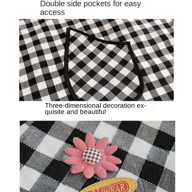 Кухненска престилка за готвене в моден нов стил Сладка дишаща тънка престилка от чужд въздух Работа за работа