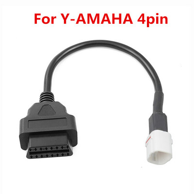 Conector OBD2 pentru Motocicletă Motocicletă pentru Y-AMAHA 3pin pentru H-ONDA 4Pin pentru K-TM Moto 6pin pentru D-ucati Cablu de prelungire OBD OBD2