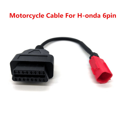 Conector OBD2 pentru Motocicletă Motocicletă pentru Y-AMAHA 3pin pentru H-ONDA 4Pin pentru K-TM Moto 6pin pentru D-ucati Cablu de prelungire OBD OBD2