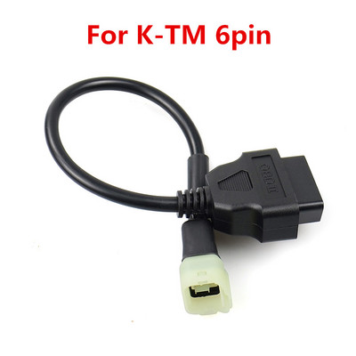 Conector OBD2 pentru Motocicletă Motocicletă pentru Y-AMAHA 3pin pentru H-ONDA 4Pin pentru K-TM Moto 6pin pentru D-ucati Cablu de prelungire OBD OBD2