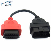 Nou 1 buc pentru conector adaptor de scanare Fiat ECU 16 pini OBD2 16 pini cablu OBD pentru Fiat Alfa Romeo șase culori cu înaltă calitate