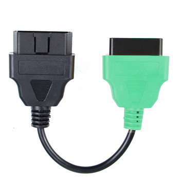 Πρόσφατα 1 τεμ. για Fiat Ecu Scan Adapter Connector 16pin OBD2 16pin Cable OBD Cable for Fiat Alfa Romeo Six Color with High Quality
