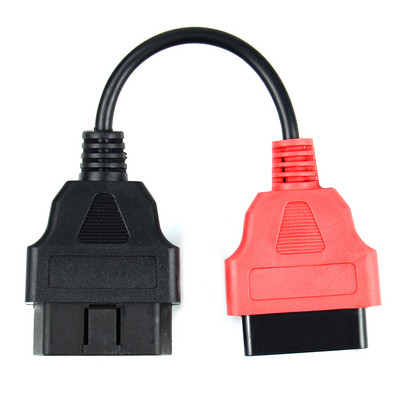 Nou 1 buc pentru conector adaptor de scanare Fiat ECU 16 pini OBD2 16 pini cablu OBD pentru Fiat Alfa Romeo șase culori cu înaltă calitate