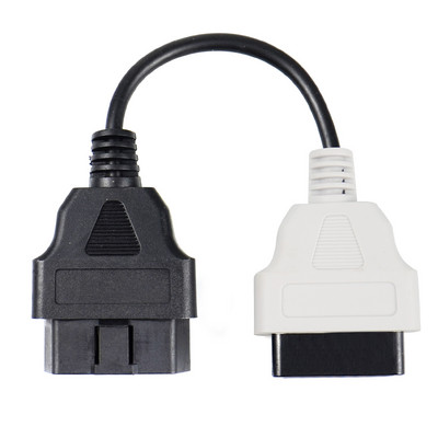 Nou 1 buc pentru conector adaptor de scanare Fiat ECU 16 pini OBD2 16 pini cablu OBD pentru Fiat Alfa Romeo șase culori cu înaltă calitate