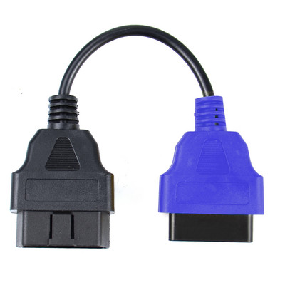 Nou 1 buc pentru conector adaptor de scanare Fiat ECU 16 pini OBD2 16 pini cablu OBD pentru Fiat Alfa Romeo șase culori cu înaltă calitate