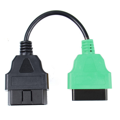 Nou 1 buc pentru conector adaptor de scanare Fiat ECU 16 pini OBD2 16 pini cablu OBD pentru Fiat Alfa Romeo șase culori cu înaltă calitate