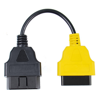 Nou 1 buc pentru conector adaptor de scanare Fiat ECU 16 pini OBD2 16 pini cablu OBD pentru Fiat Alfa Romeo șase culori cu înaltă calitate