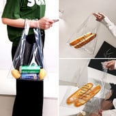 Geantă de cumpărături din PVC transparentă, de mare capacitate, portabile, unisex, genți de mână, scrisori, reutilizabile, genți de umăr noi