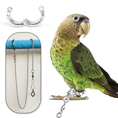 Parrot Leg Ring Ankle Foot Chain Bird Ring Outdoor Flying Training Activity Opening Stand Accessories for Small Bird Supplies