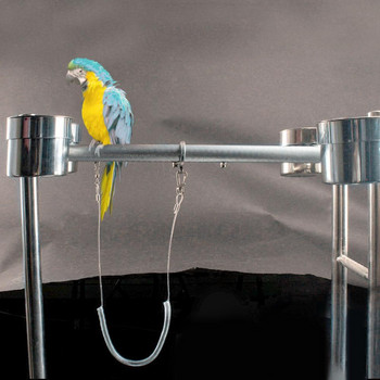 Εύκαμπτο λουρί πουλιών 3 μέτρων με δαχτυλίδι ποδιών Εξαιρετικά ελαφρύ λουρί παπαγάλου πουλιού Αντι-δαγκωτικό σχοινί εκπαίδευσης για ιπτάμενο εξωτερικού χώρου για παπαγάλο