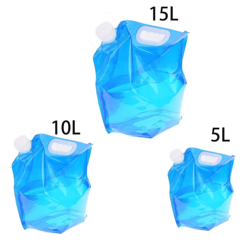 5/10/15L Къмпинг чанта за вода Контейнер Преносим сгъваем Туризъм на открито Мека колба Спортна бутилка Водна торба Пакет за съхранение