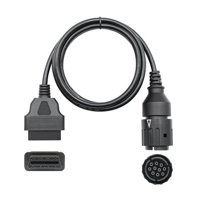 За BMW ICOM D кабел ICOM-D Мотоциклети Мотоциклети 10-пинов към OBD2 16-пинов адаптер за ICOM A2 10-пинов удължителен кабел на скенера OBD 2