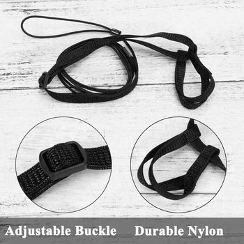 Parrot Bird Harness Leash Outdoor Flying Traction Straps Band Ρυθμιζόμενο σχοινί εκπαίδευσης κατά του δαγκώματος