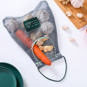 Плодове Зеленчуци Чесън Лук Висяща чанта за съхранение Висящи чанти за съхранение Мрежести чанти за многократна употреба Домашен органайзер Кухненски аксесоари