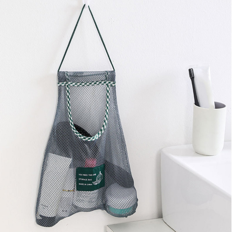 Плодове Зеленчуци Чесън Лук Висяща чанта за съхранение Висящи чанти за съхранение Мрежести чанти за многократна употреба Домашен органайзер Кухненски аксесоари
