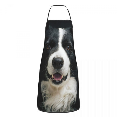 Sorț pentru câine Border Collie Kawaii pentru femei și bărbați Animal de companie amuzant Adult Unisex Bucătar Bucătar Bib Tablier Bucătărie Gătit Coacere