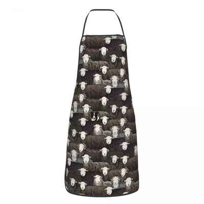 Sorț pentru câine Border Collie Kawaii pentru femei și bărbați Animal de companie amuzant Adult Unisex Bucătar Bucătar Bib Tablier Bucătărie Gătit Coacere