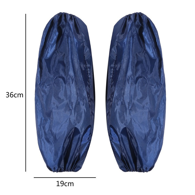 1Pora storos juodos viršutinės rankovės vandeniui atsparios alyvos namų virtuvės valymo priedai Neperšlampamos rankovės rankovės suaugusiems