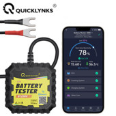 QUICKLYNKS BT2000 Bluetooth 12V Monitor de testare a bateriei Test de pornire și încărcare a bateriei Test 100-2000 CCA pentru Android IOS PK BM6 BM2