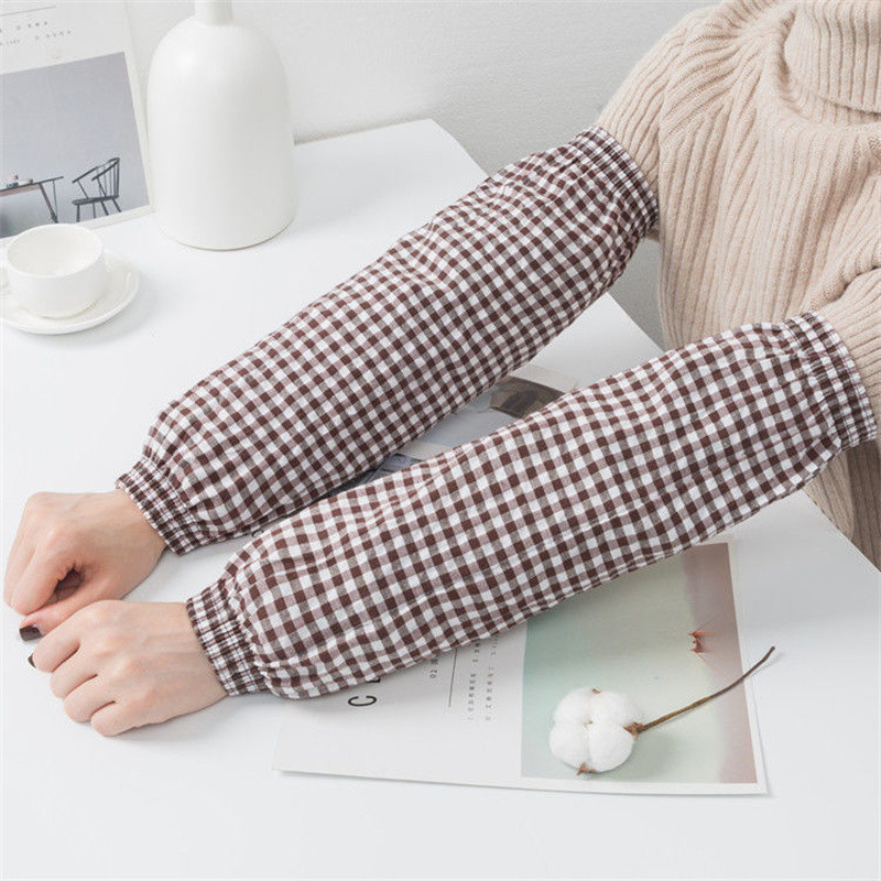 Жакард от чист памук Решетка с четири игли Устойчив на мръсотия Антифаулинг Прахоустойчив Кухненски консумативи Ръкав Маншет Капак за ръце