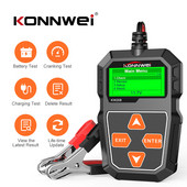 Tester pentru baterii auto KONNWEI KW208 12V 100 până la 2000CCA 12 volți Instrumente pentru baterii pentru mașină Instrument de diagnosticare pentru încărcare cu pornire rapidă