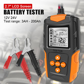 Analizor baterie Tester baterie auto pentru umed/GEL/plumb-acid Digital CCA 12V 24V Instrumente de diagnosticare automată Instrument de încărcare pornire