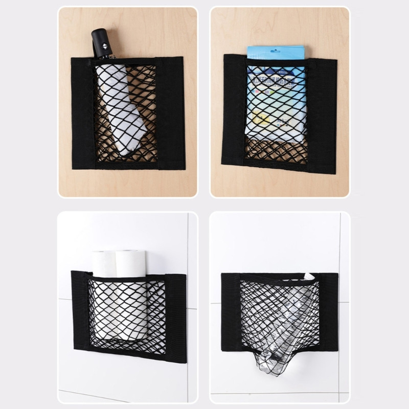 Мрежеста Cargo Net Мрежа за съхранение на автомобили Мрежа за съхранение Мрежа Мрежа Полиестерни влакна Материал торбичка Чанта за съхранение Мрежа Мрежа за кухня Автомобилно съхранение в дома