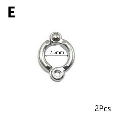 Inele de picior de papagal Inele de metal pentru picioare de pasăre Activitate de antrenament de muște în aer liber Clip de deschidere anti-pierdere Accesorii pentru lesă 0,35 până la 1,15 cm