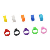 200 buc. Picior de porumbel Păsări de curte Porumbel Păsări Pui Rață Papagal Clip Inele Bandă Inel Picior Accesorii pentru porumbei Diametru interior 8 mm Lățime 5 mm