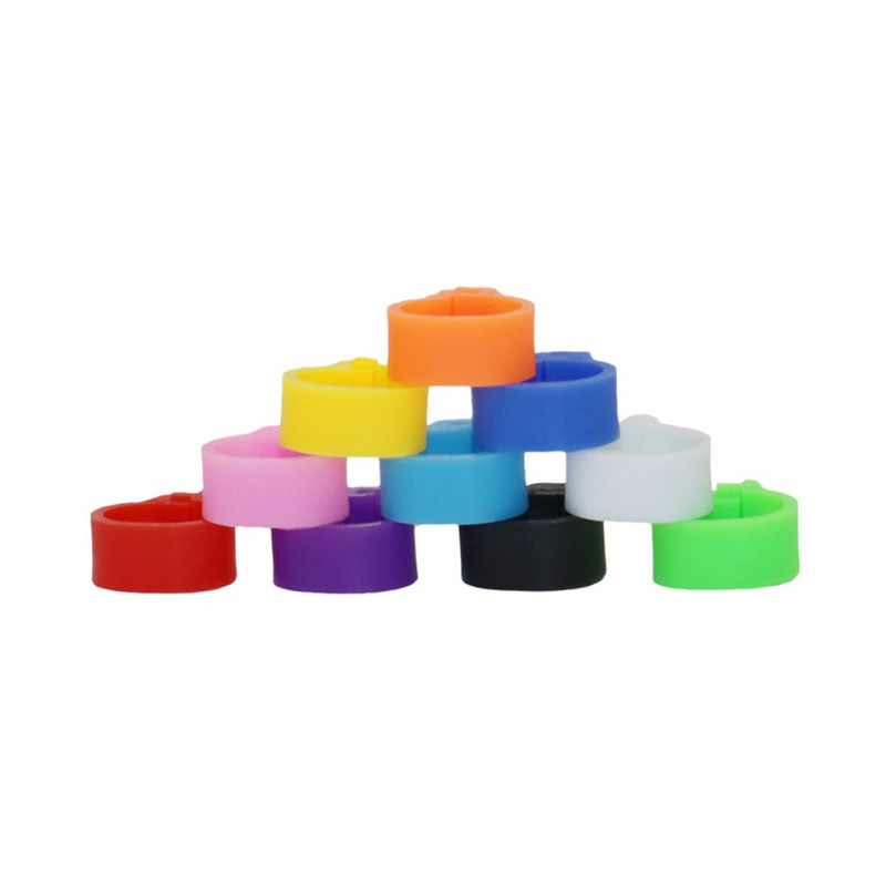 200 buc. Picior de porumbel Păsări de curte Porumbel Păsări Pui Rață Papagal Clip Inele Bandă Inel Picior Accesorii pentru porumbei Diametru interior 8 mm Lățime 5 mm