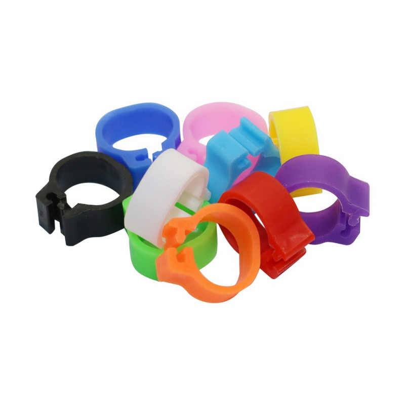 200 buc. Picior de porumbel Păsări de curte Porumbel Păsări Pui Rață Papagal Clip Inele Bandă Inel Picior Accesorii pentru porumbei Diametru interior 8 mm Lățime 5 mm