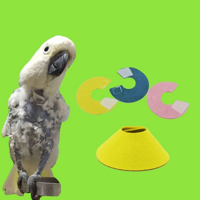 Lemmiklindude kaelarihm papagoi kitkumiseks hammustusvastane taastav kaelarihm, kaitsev kaelarihm viirpapagoide jaoks, takistab sulgede kriimustamist Y5GB