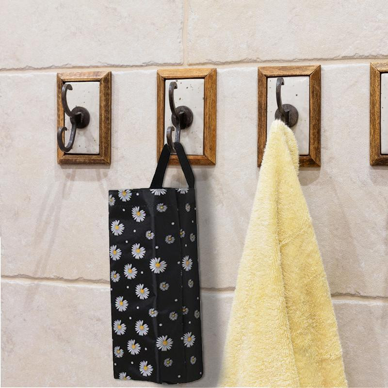 Suport pentru saci de băcănie Dozator Suport pentru saci de băcănie pentru acasă Suport pentru saci de băcănie durabil Suport pentru saci de plastic Suport de perete Decor drăguț pentru bucătărie de acasă