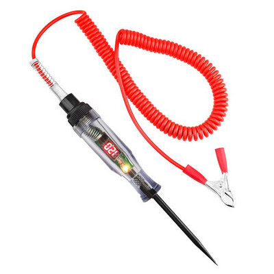 Tester de circuite auto de înaltă calitate Tester de tensiune pentru camioane Circuit CC 6V 12V 24V Tester de circuite automate Stilo de testare a sondei de diagnosticare automată