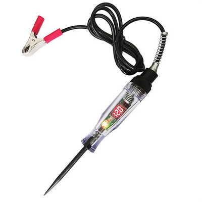 Tester de circuite auto de înaltă calitate Tester de tensiune pentru camioane Circuit CC 6V 12V 24V Tester de circuite automate Stilo de testare a sondei de diagnosticare automată