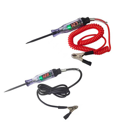 Tester de circuite auto de înaltă calitate Tester de tensiune pentru camioane Circuit CC 6V 12V 24V Tester de circuite automate Stilo de testare a sondei de diagnosticare automată
