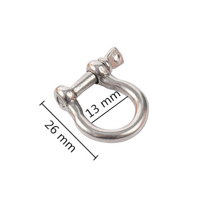 Păsări detașabile din metal Catarame de frânghie care zboară Inele în formă de D/U/O Guler pentru câini Papagali Frânghie de lesă Închizătoare de cătușă de eliberare din oțel inoxidabil