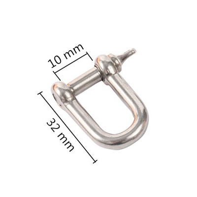 Păsări detașabile din metal Catarame de frânghie care zboară Inele în formă de D/U/O Guler pentru câini Papagali Frânghie de lesă Închizătoare de cătușă de eliberare din oțel inoxidabil