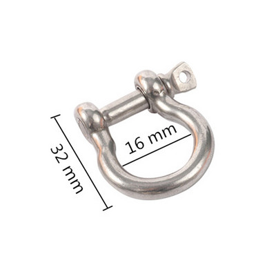 Păsări detașabile din metal Catarame de frânghie care zboară Inele în formă de D/U/O Guler pentru câini Papagali Frânghie de lesă Închizătoare de cătușă de eliberare din oțel inoxidabil