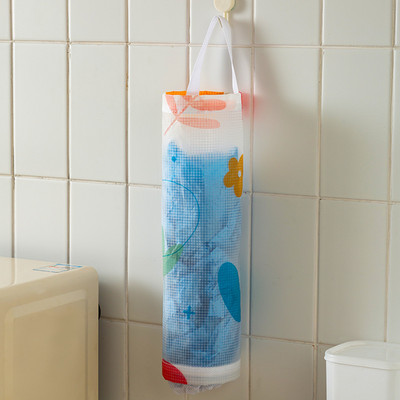 Dozator de plasă din plastic de bucătărie Organizator pentru saci de gunoi Suport sac de depozitare Saci de gunoi Suport pentru băcănie Organizator de gunoi acasă
