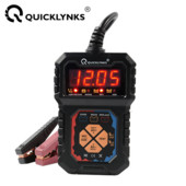 QUICKLYNKS BA208 Tester pentru baterii auto Test rapid 12V Baterie auto CCA/AH Test Test de sănătate a bateriei auto Afișaj digital Instrument pentru baterii