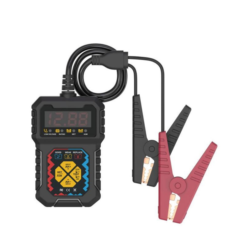 QUICKLYNKS BA208 Tester pentru baterii auto Test rapid 12V Baterie auto CCA/AH Test Test de sănătate a bateriei auto Afișaj digital Instrument pentru baterii