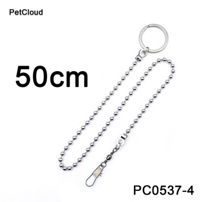 50/70/90cm Lanțuri din oțel inoxidabil pentru picioare de păsări Lesă de papagal Lanț de pasăre Coardă anti mușcătură Lant de suport Coarda de antrenament de zbor în aer liber